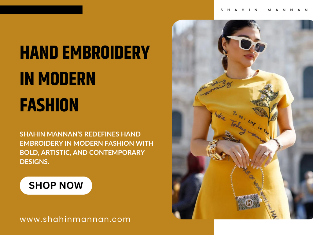 Hand Embroidery in Modern Fashion
