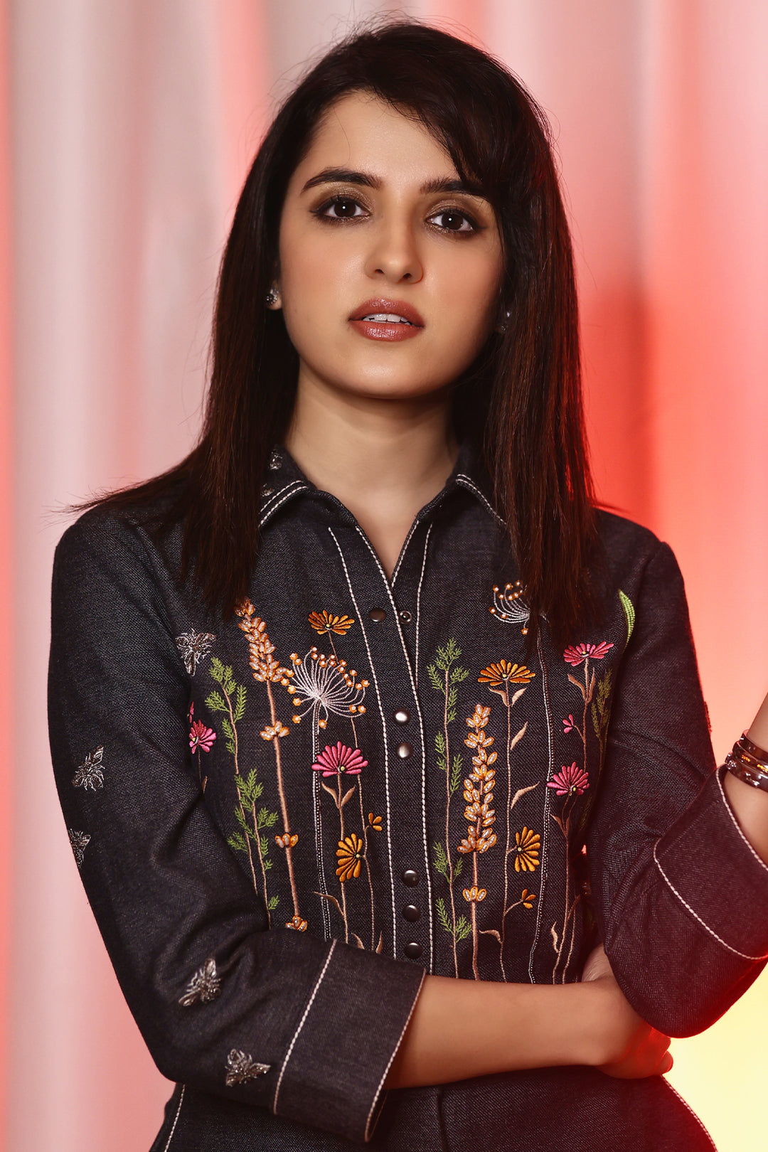 Shirley Setia In Summer Bloom Playsuit With Belt