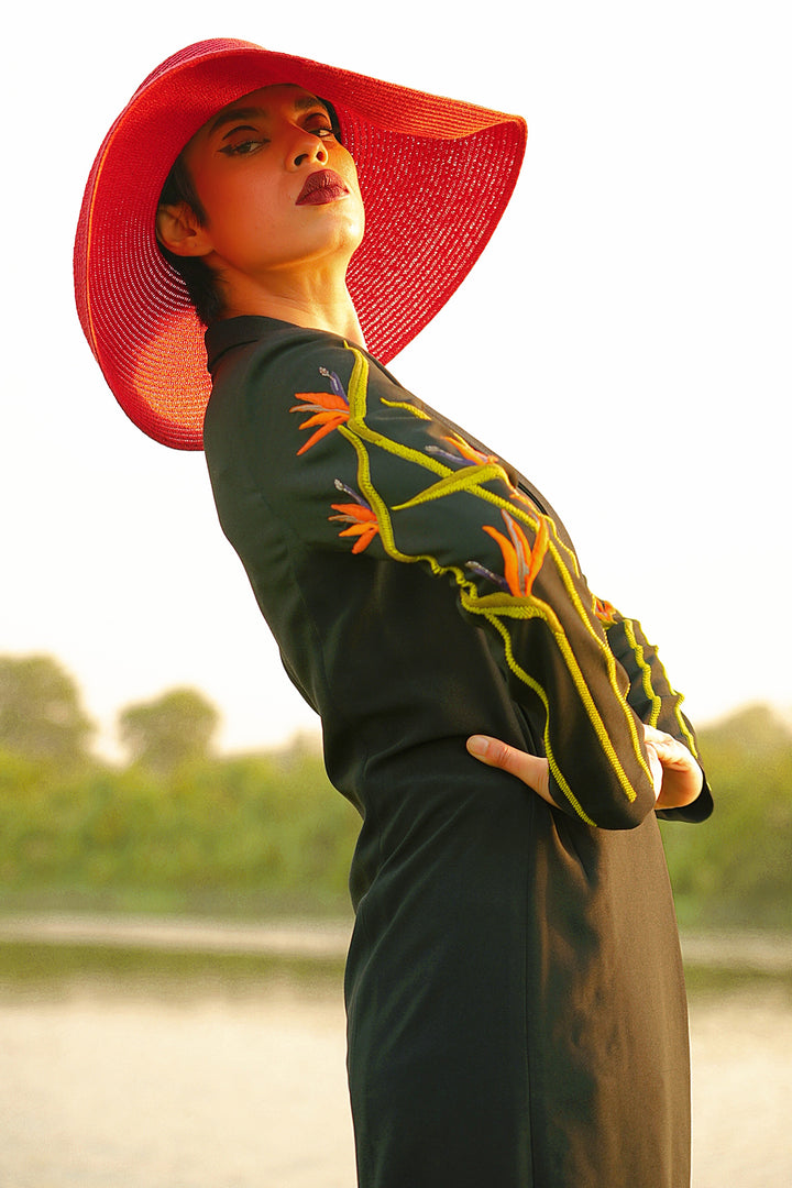 Shafaque Eqbal In Bird Of Paradise Gown Dress