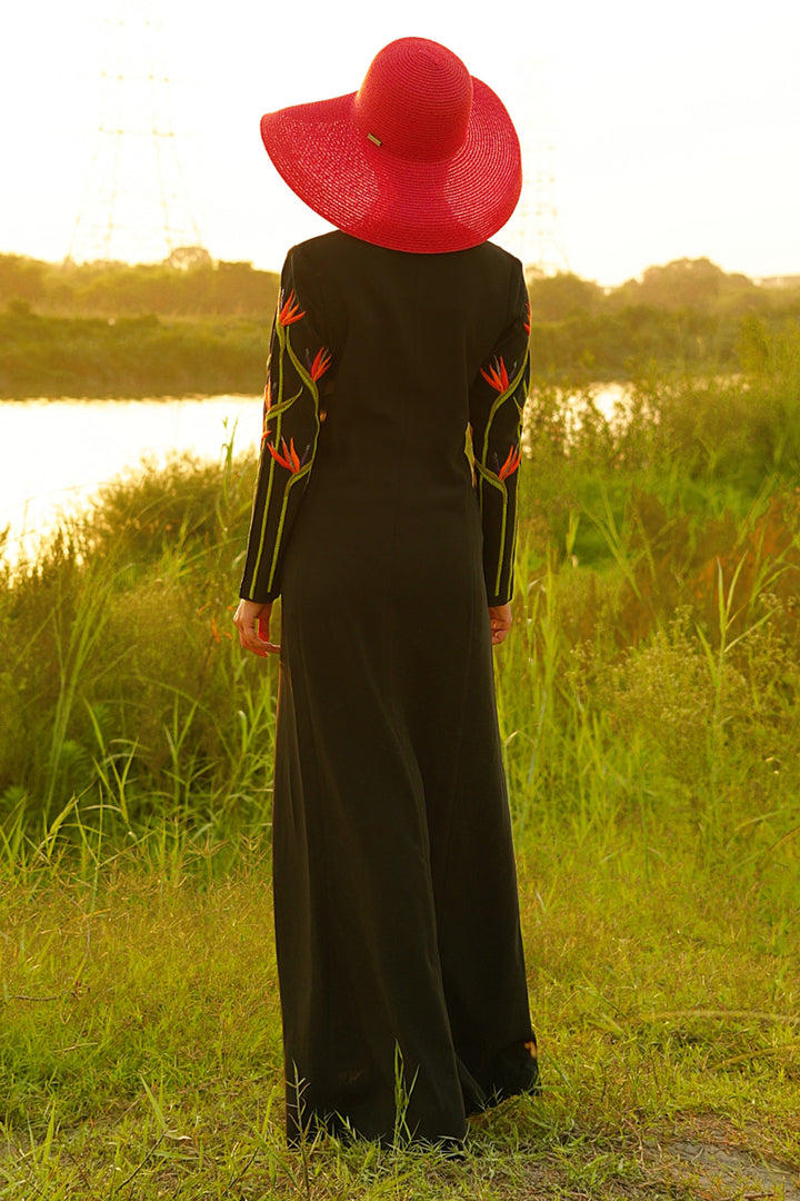Shafaque Eqbal In Bird Of Paradise Gown Dress