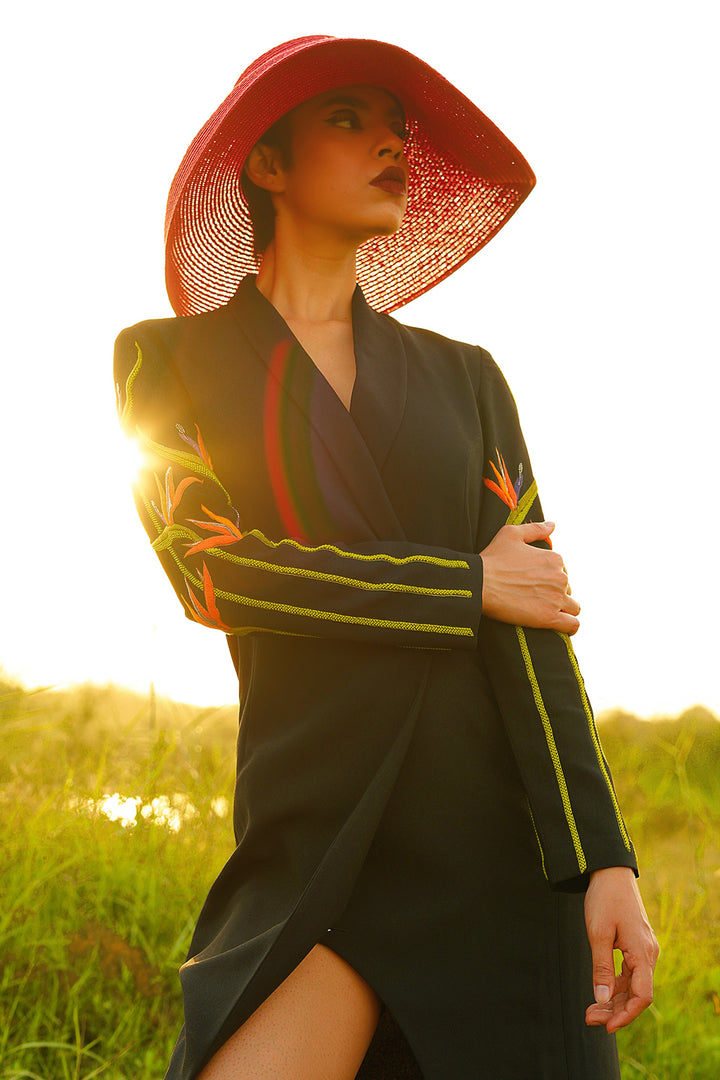 Shafaque Eqbal In Bird Of Paradise Gown Dress