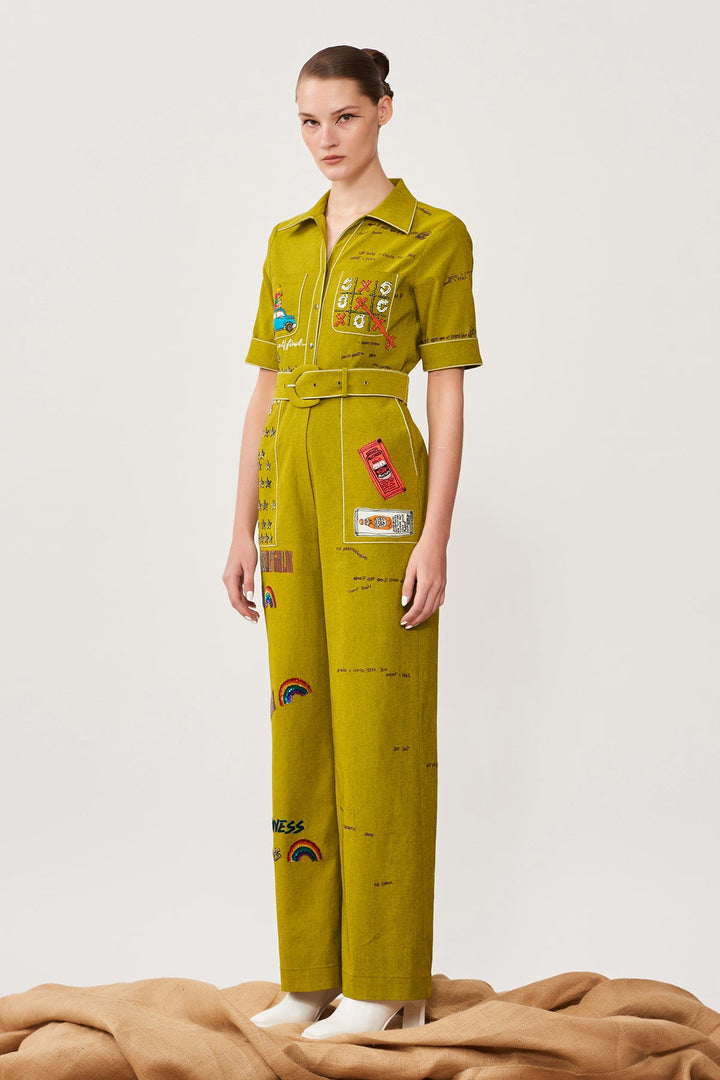 Unnati Malharkar in Over the Rainbow Jumpsuit With Belt