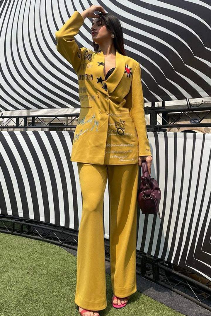 Pakhi Gadh in Do What You Love Blazer And Straight Pant