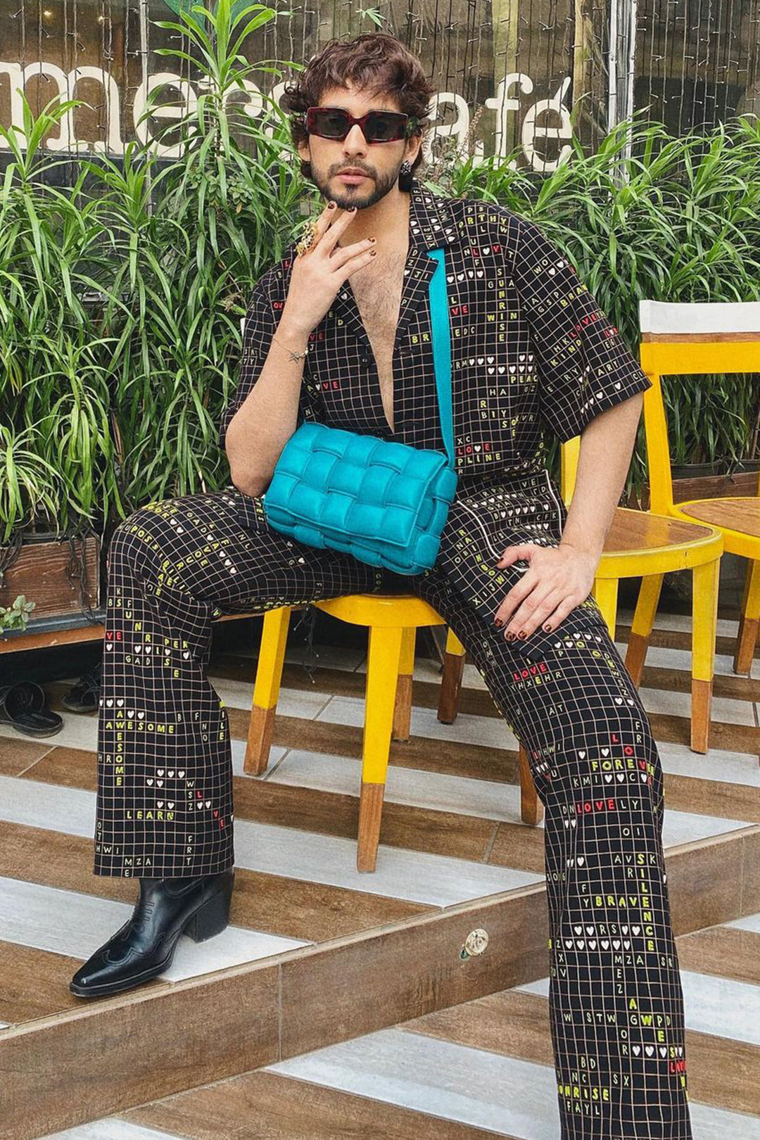 Siddharth Batra In Crossword Half Sleeve Jacket With Matching Pants