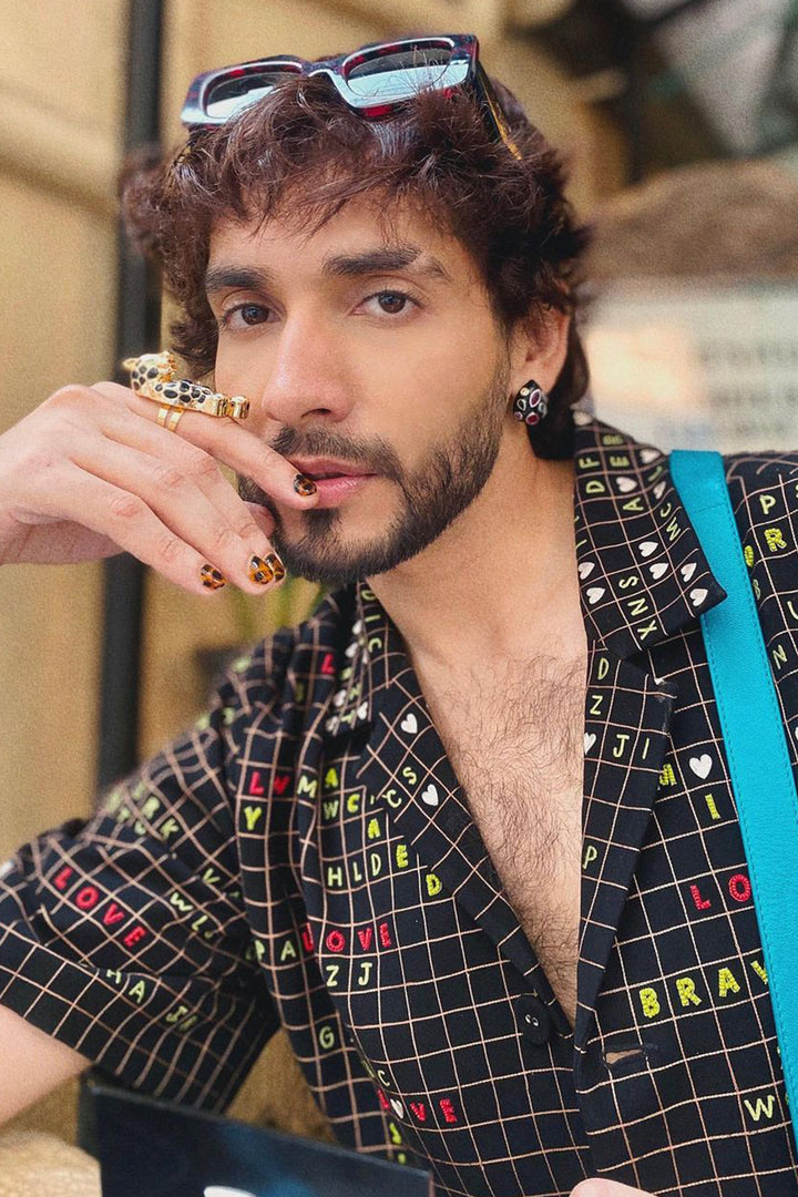 Siddharth Batra In Crossword Half Sleeve Jacket With Matching Pants