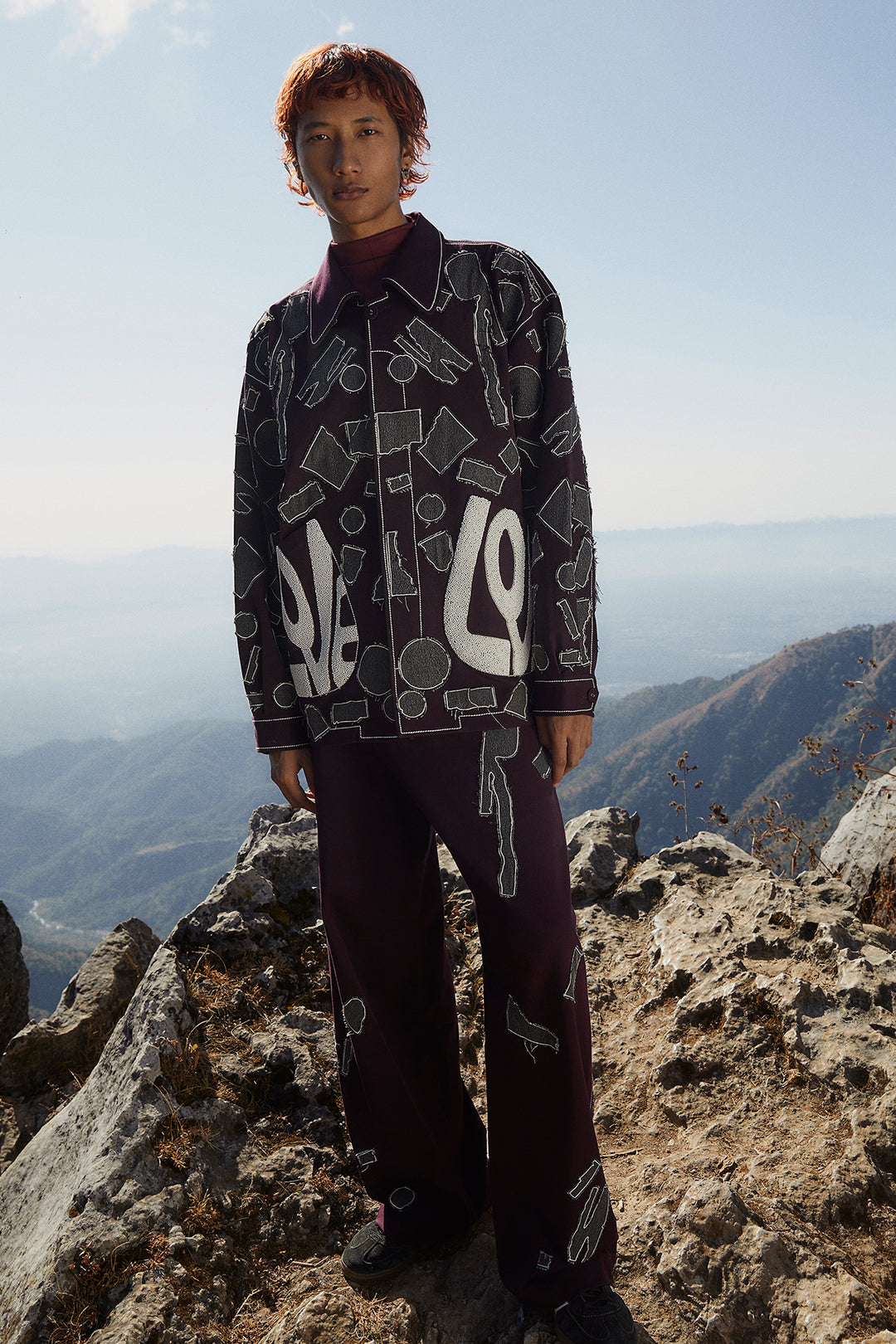 Abstract Shapes Oversized Jacket