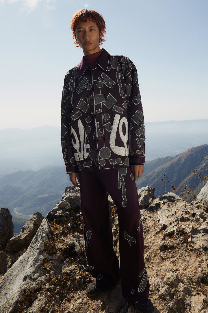 Baggy Pants Of "(Abstract Shapes Oversized Jacket)"