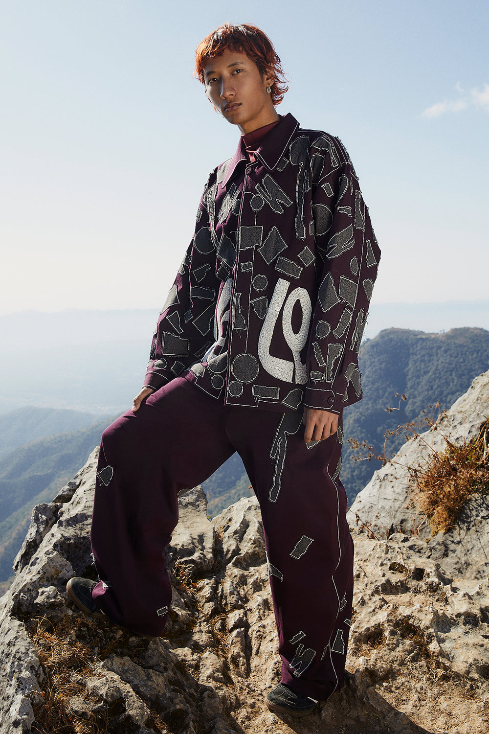 Baggy Pants Of "(Abstract Shapes Oversized Jacket)"