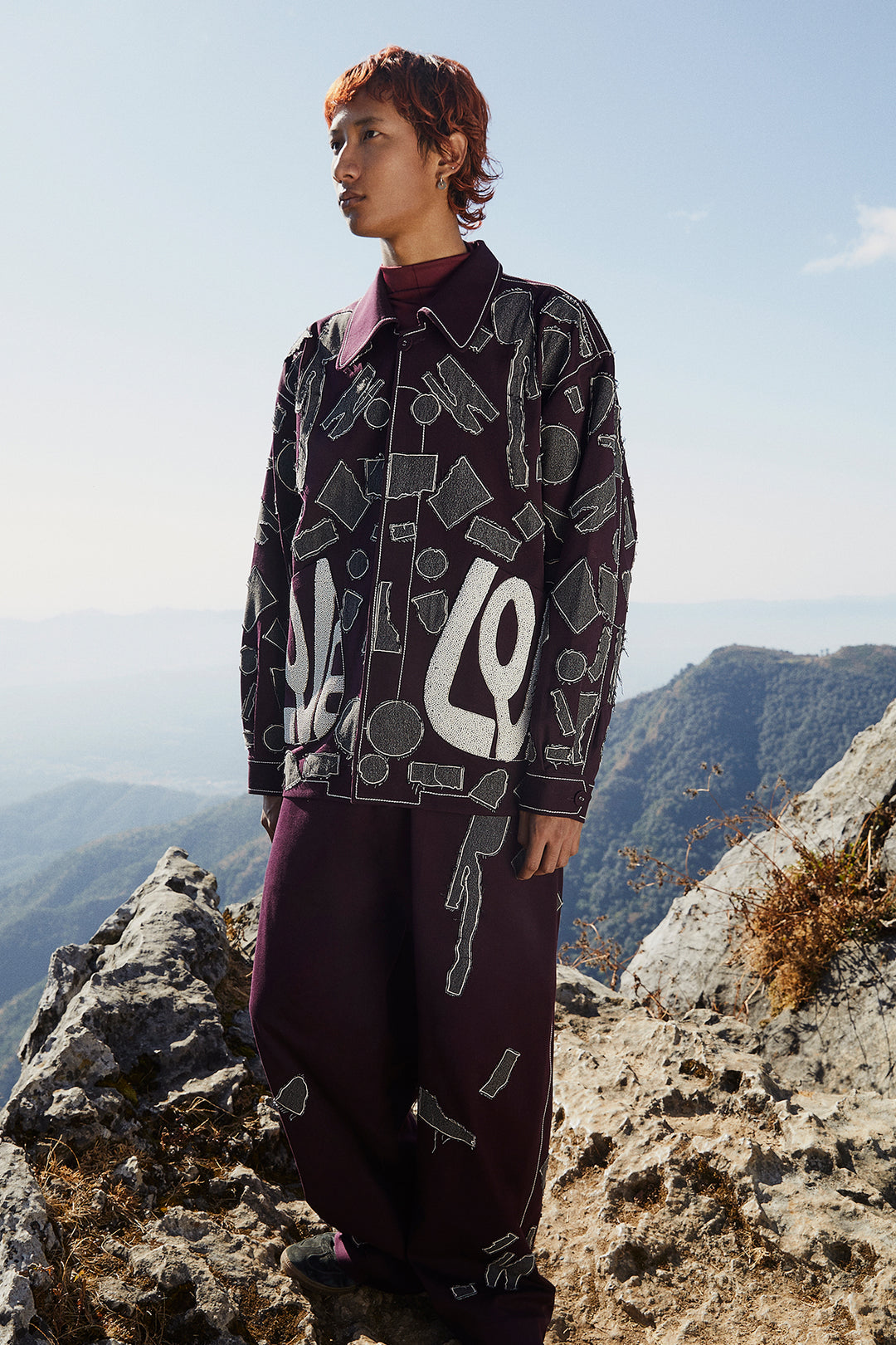 Abstract Shapes Oversized Jacket
