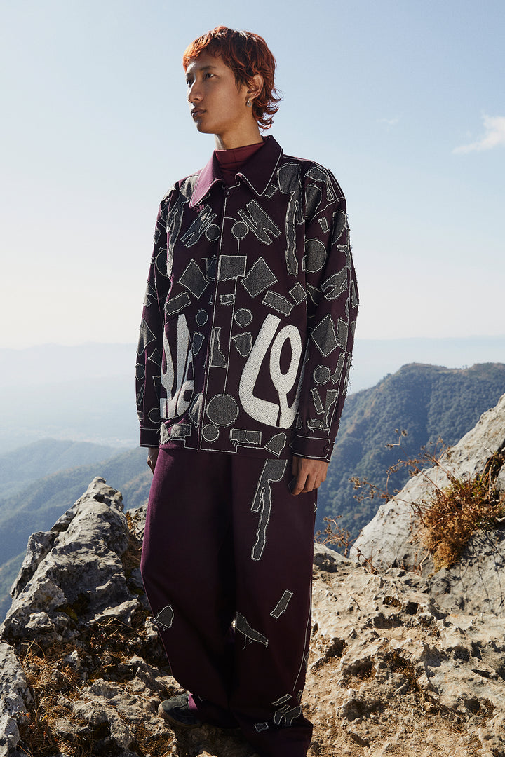 Abstract Shapes Oversized Jacket