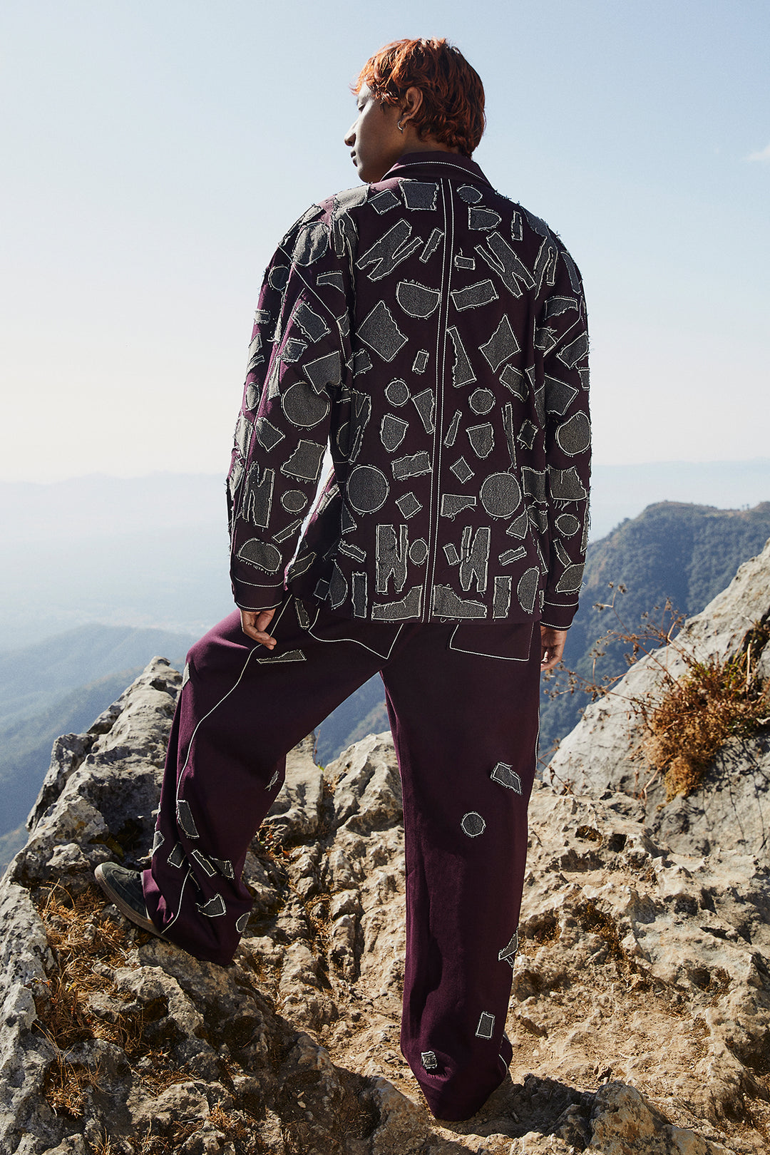 Baggy Pants Of "(Abstract Shapes Oversized Jacket)"
