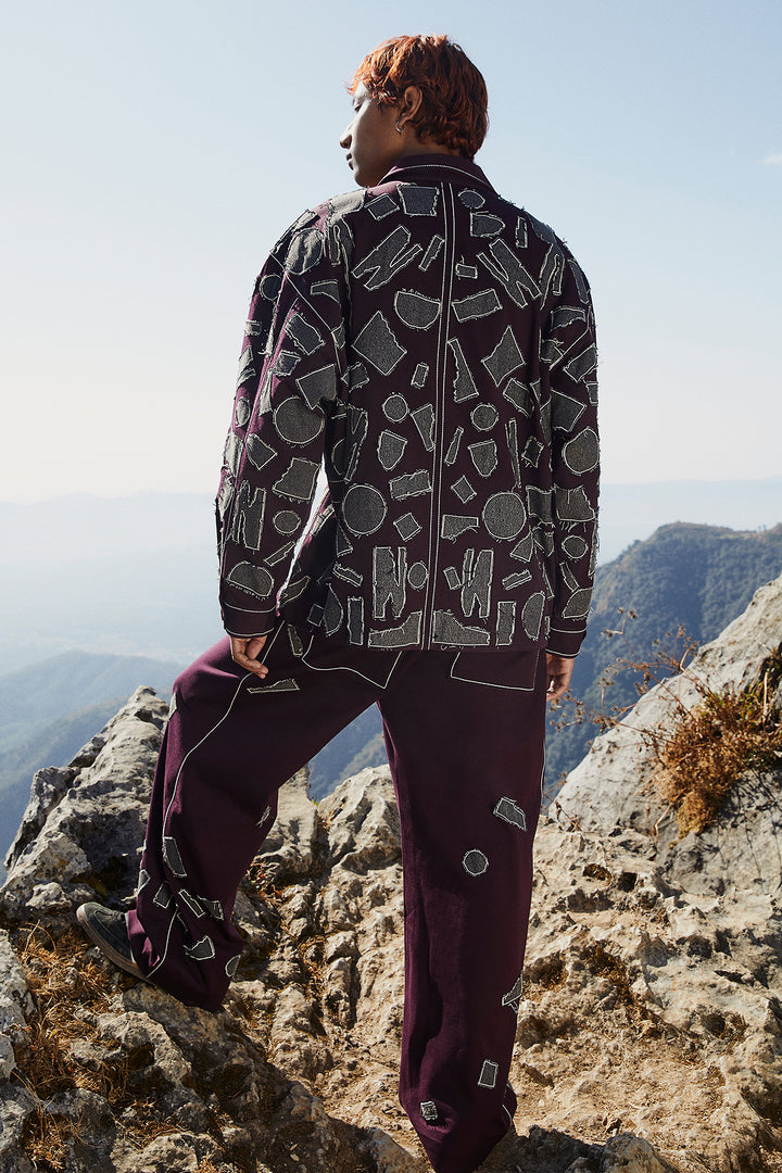Abstract Shapes Oversized Jacket