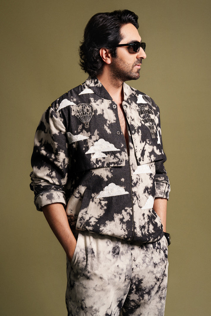 Ayushmann Khurrana in Air Balloon,Clouds And Sun Double Layer Bomber