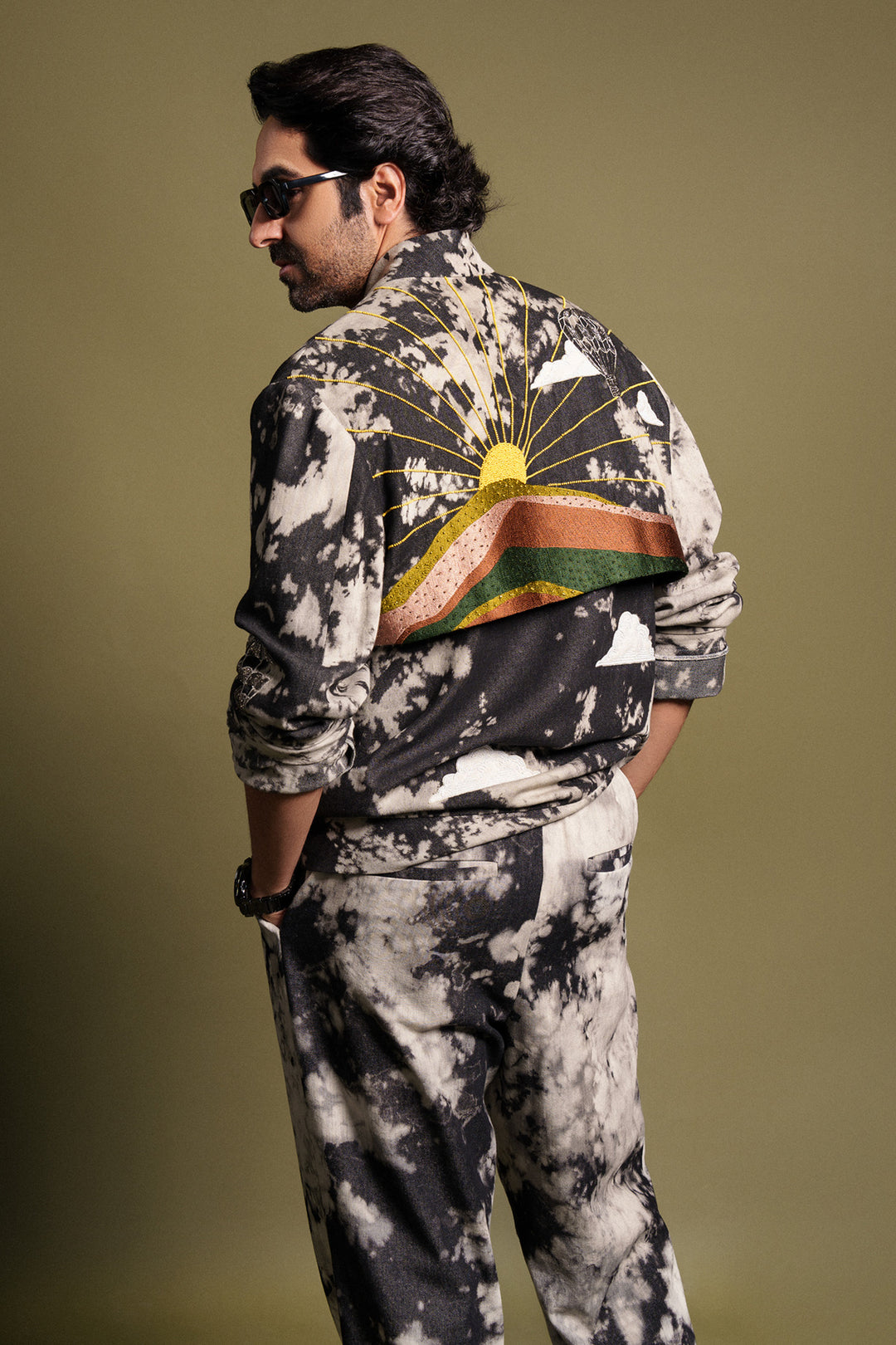 Ayushmann Khurrana in Air Balloon,Clouds And Sun Double Layer Bomber