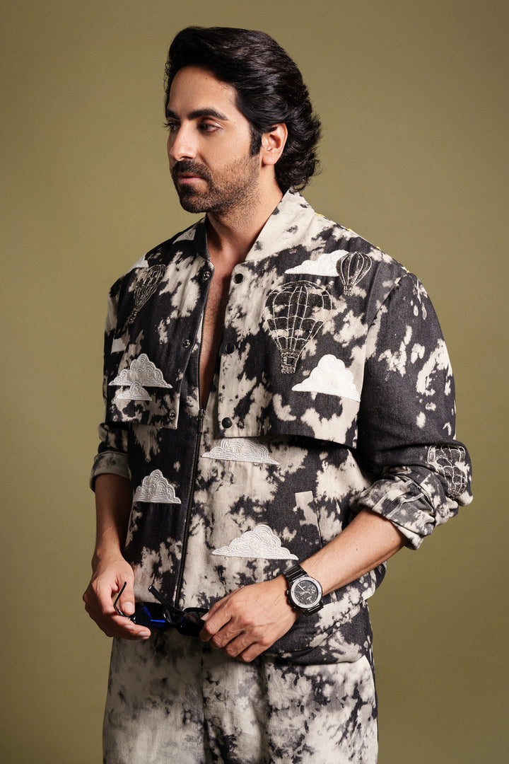 Ayushmann Khurrana in Air Balloon,Clouds And Sun Double Layer Bomber