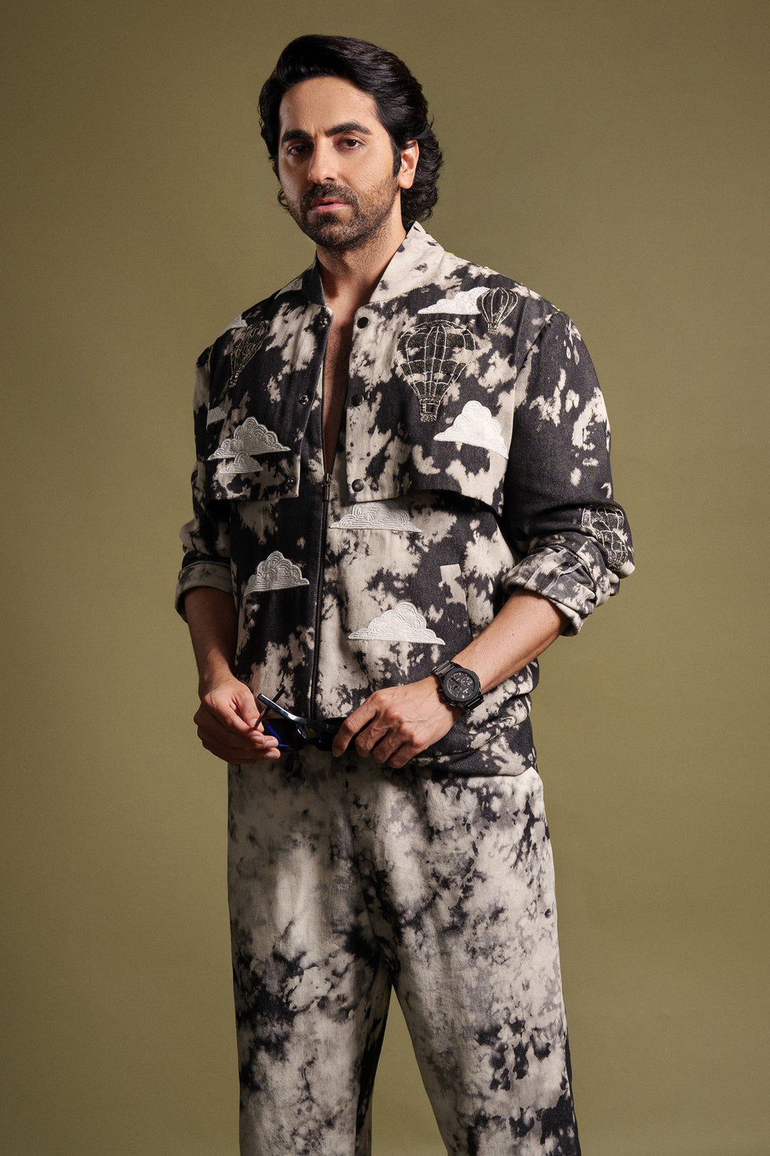 Ayushmann Khurrana in Air Balloon,Clouds And Sun Double Layer Bomber
