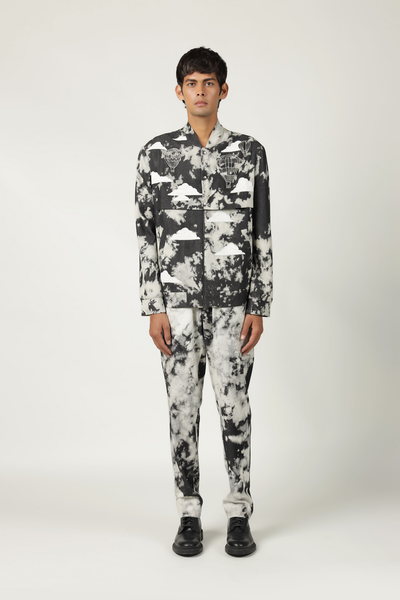 Vihaan Samat in Air Balloon,Clouds And Sun Double Layer Bomber With Pants