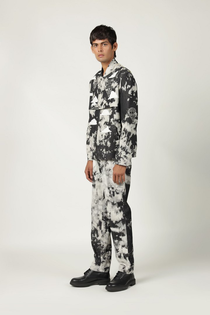 Vihaan Samat in Air Balloon,Clouds And Sun Double Layer Bomber With Pants