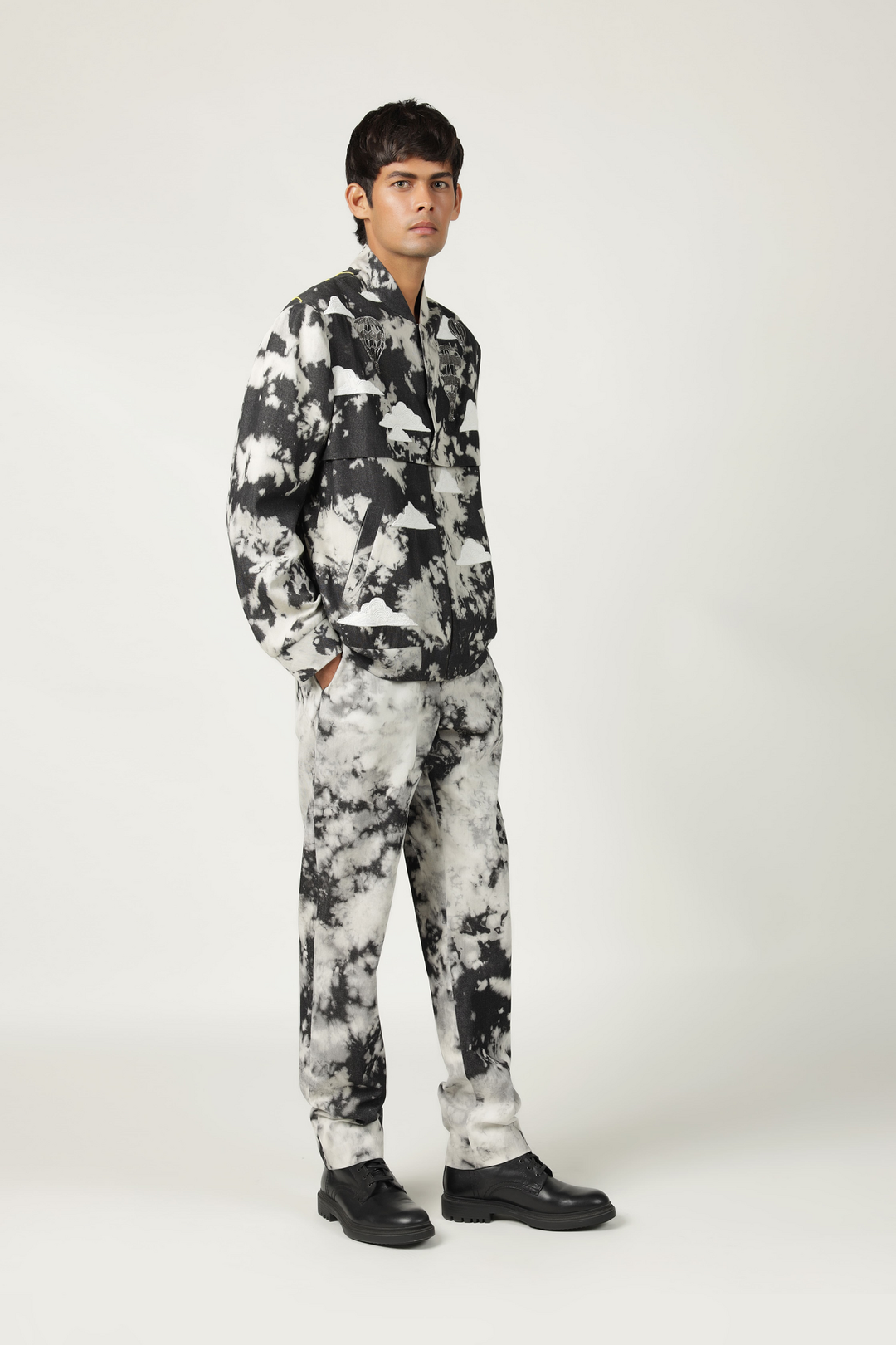 Vihaan Samat in Air Balloon,Clouds And Sun Double Layer Bomber With Pants