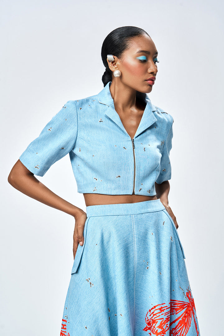 DRAGONFLY CROP TOP