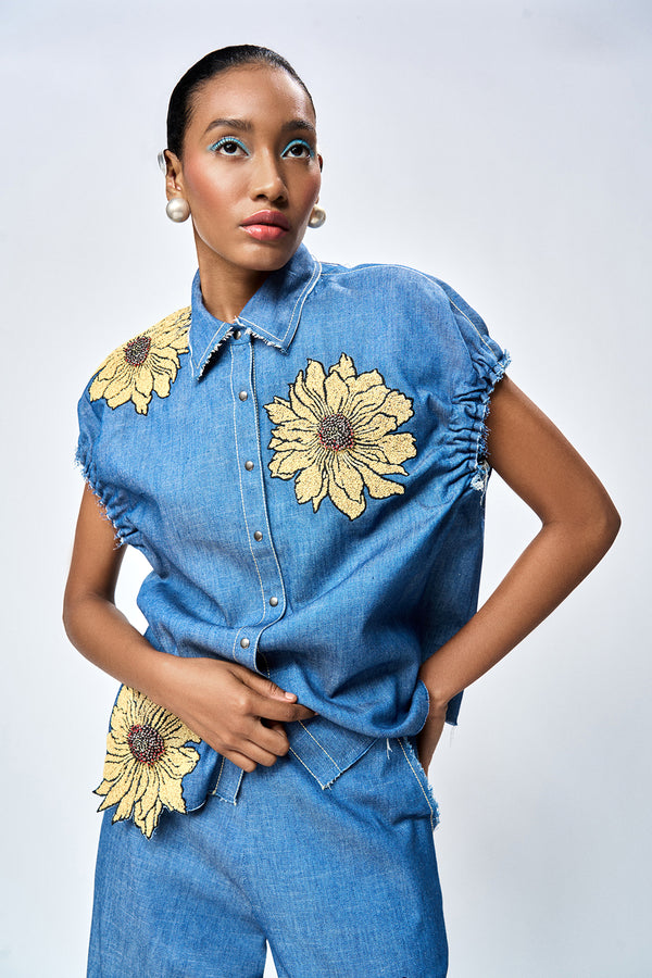 DAISY ELASTICATED TOP