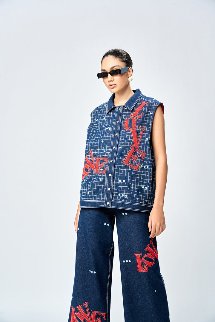 LOVE CHECKS VEST