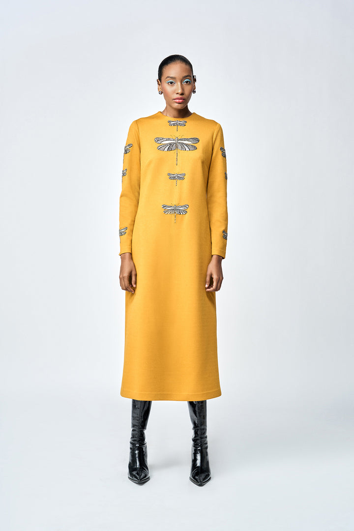 DRAGONFLY MIDI DRESS
