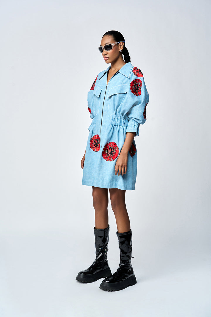 Neha Dhupia in TELEPHONE DIAL JACKET DRESS