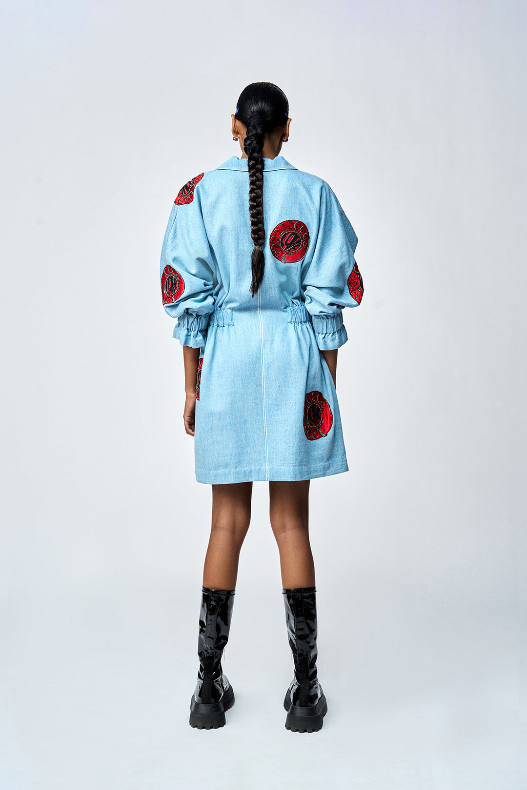Neha Dhupia in TELEPHONE DIAL JACKET DRESS