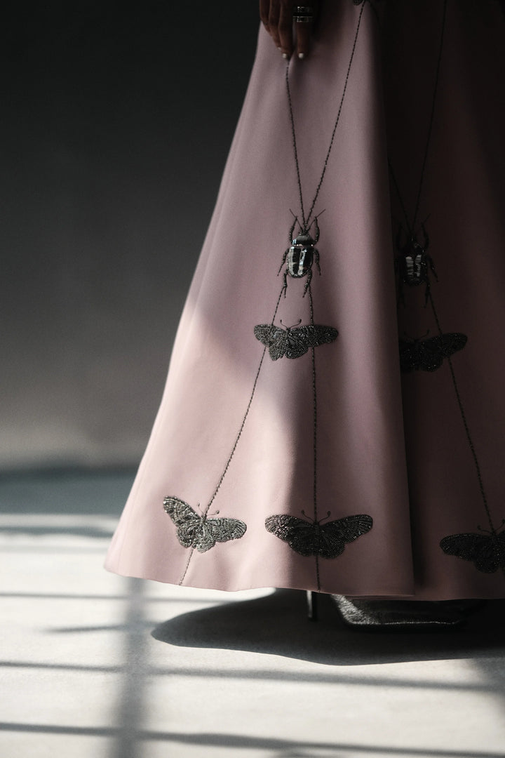 BUTTERFY &amp; BUG BLOUSE WITH STATEMENT SKIRT