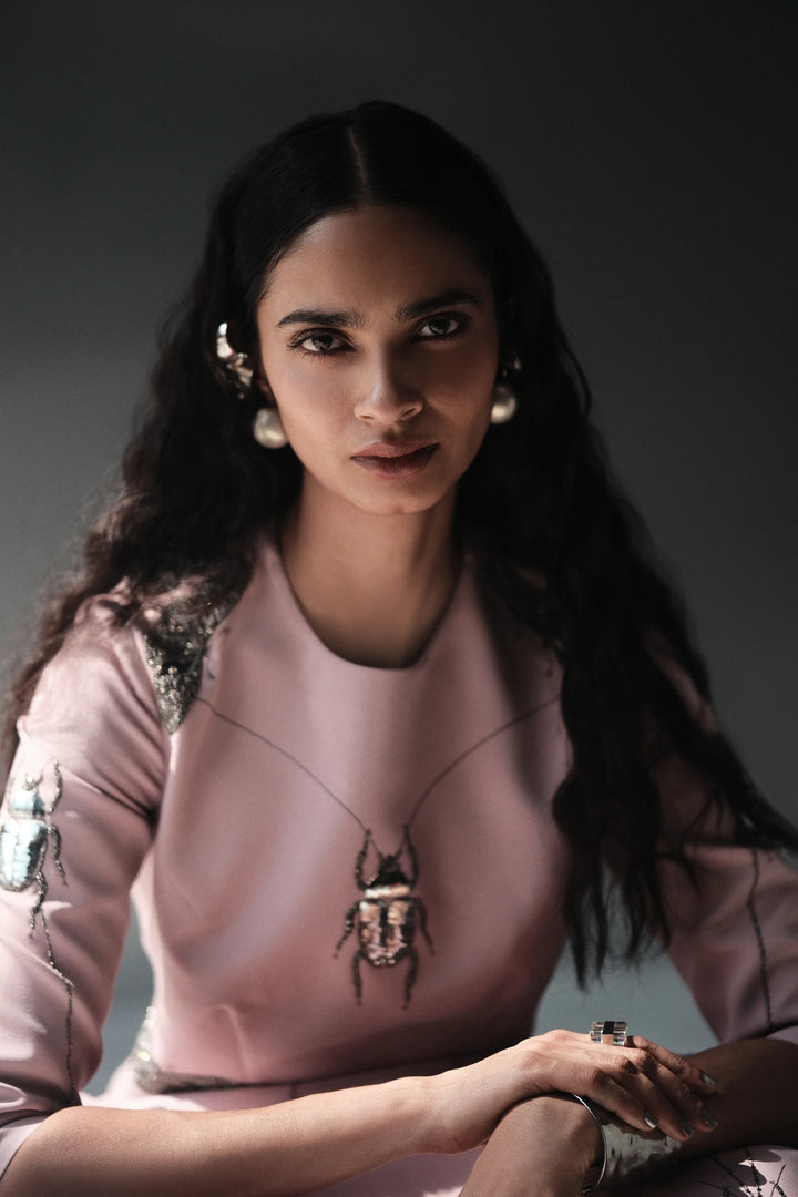BUTTERFY &amp; BUG BLOUSE WITH STATEMENT SKIRT