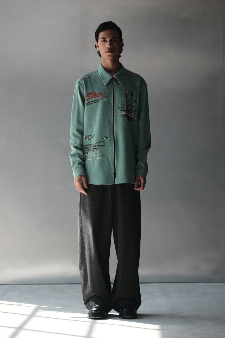 CUTLERY FULL SLEEVE SHIRT
