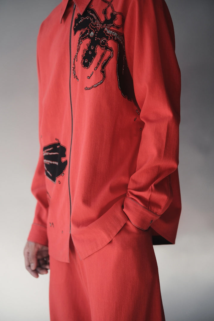 WASP FULL SLEEVE SHIRT WITH BAGGY PANT