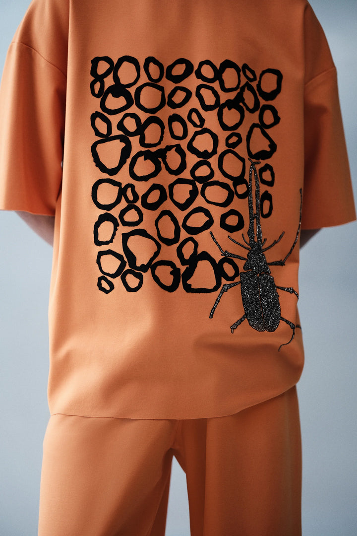 BUG AND CIRCLE BOXY T-SHIRT
