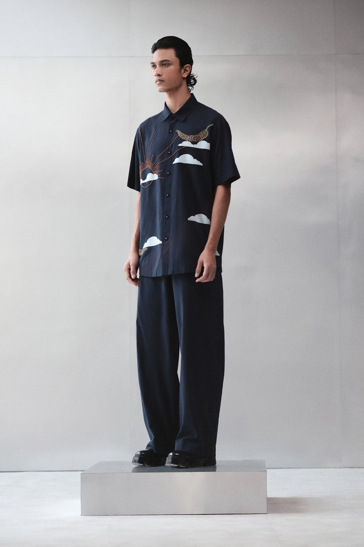 SUN AND SPICE HALF SLEEVE SHIRT