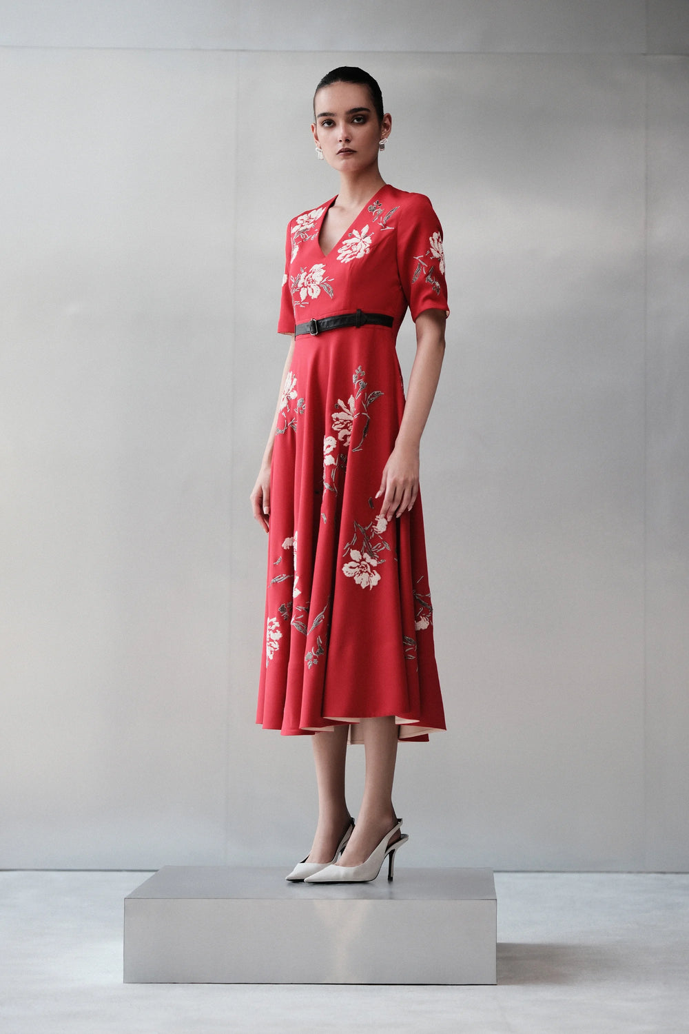PEONIES CIRCULAR DRESS