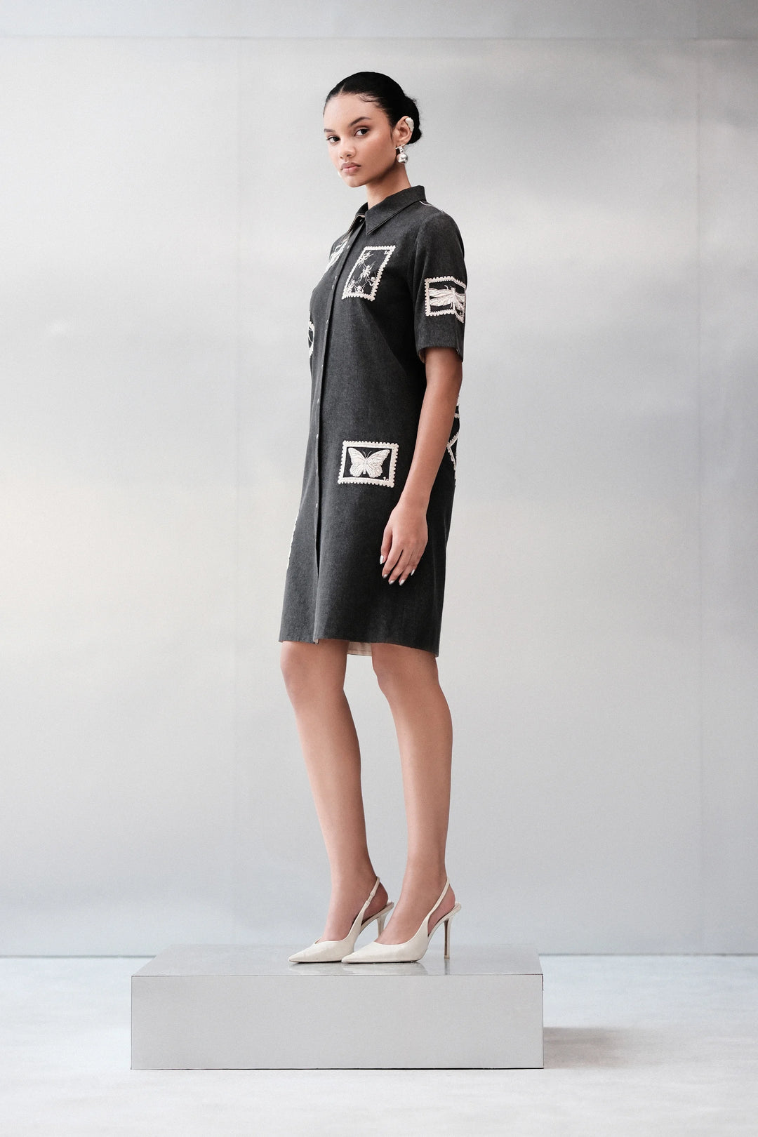 BUG STAMP SHIFT DRESS
