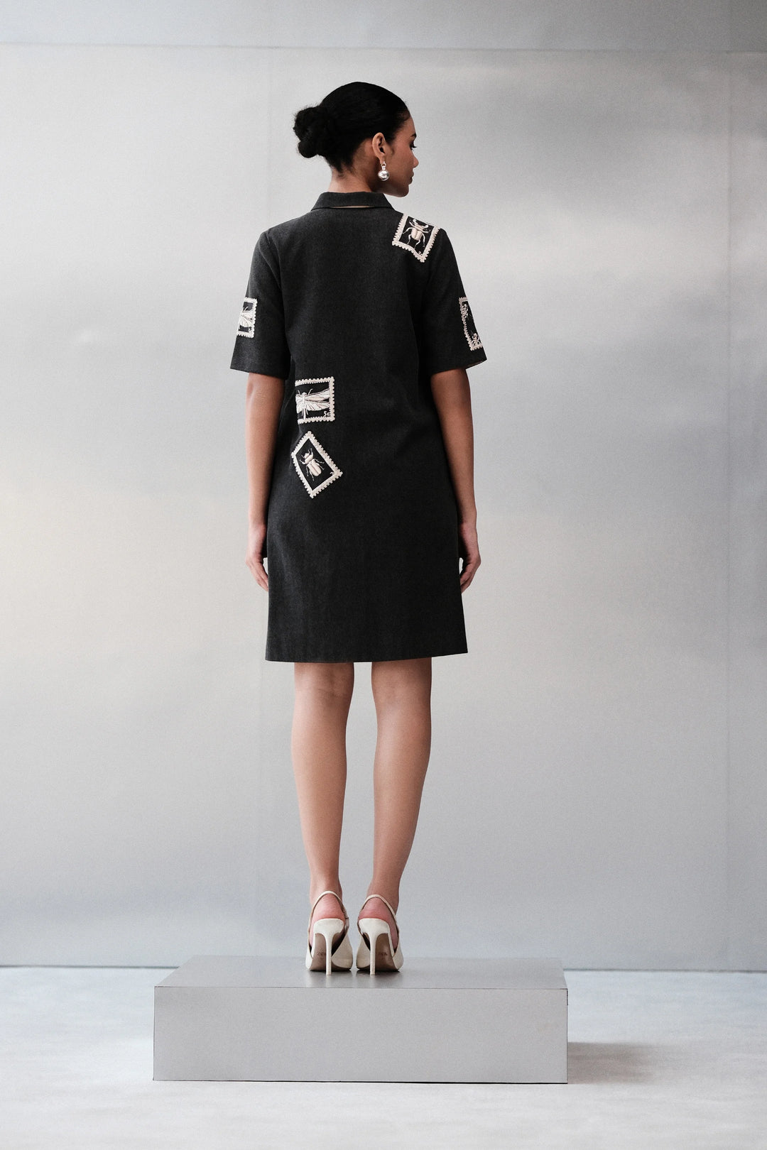 BUG STAMP SHIFT DRESS