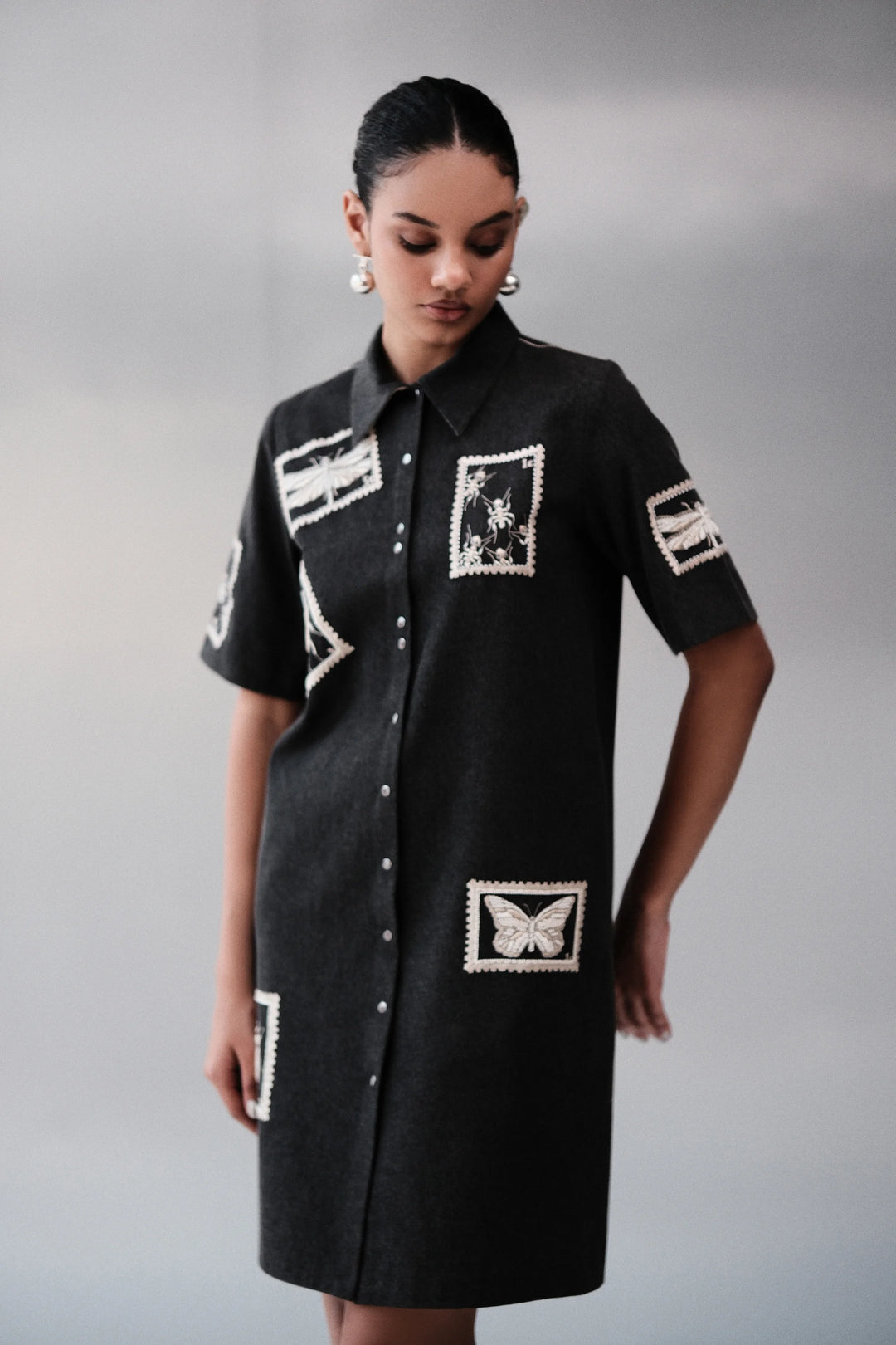 BUG STAMP SHIFT DRESS