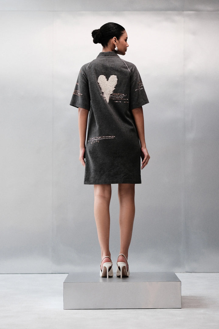 CUTLERY RAGLYAN SLEEVE DRESS