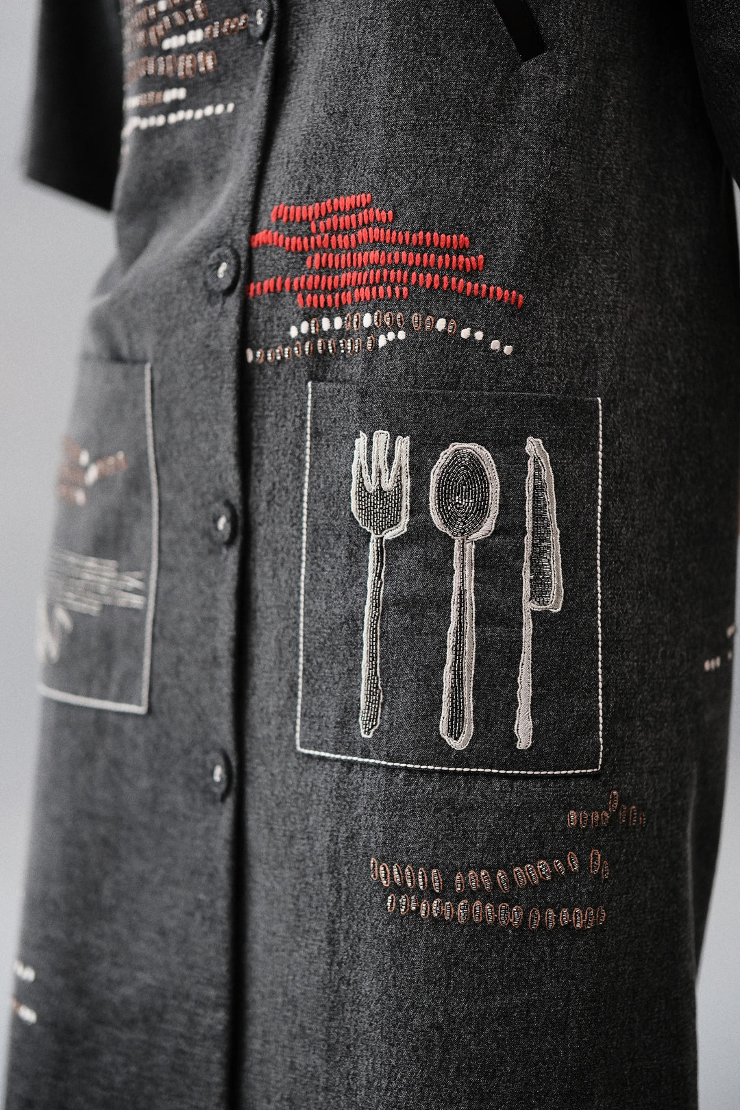 CUTLERY RAGLYAN SLEEVE DRESS