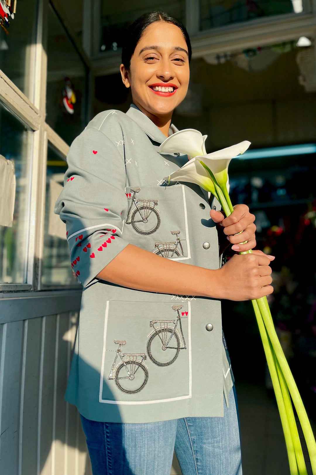 Regina Cassandra In Infinity Bicycle Jacket