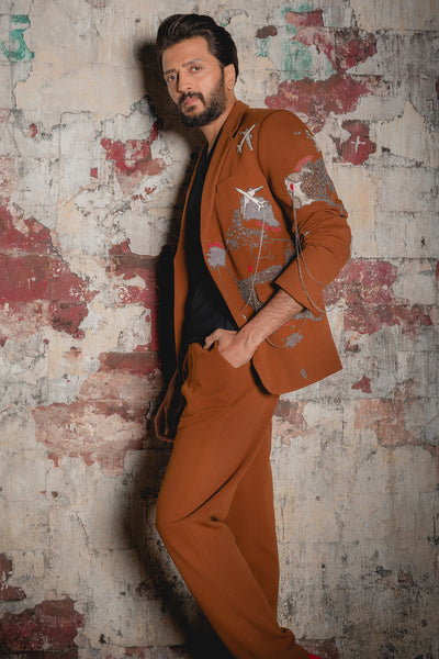 Ritesh Deshmukh In Map Blazer With Pants