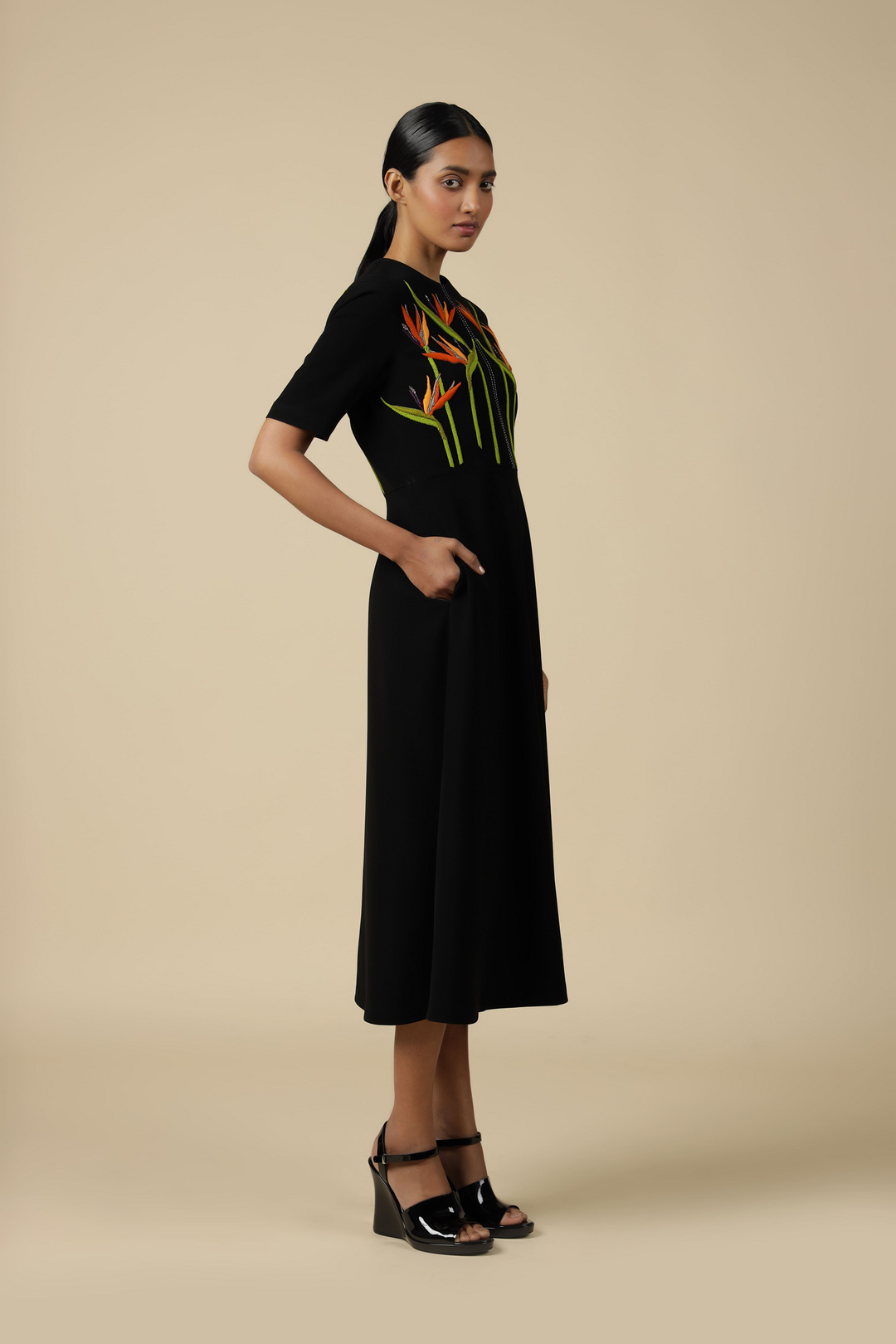 Bird Of Paradise Midi Dress
