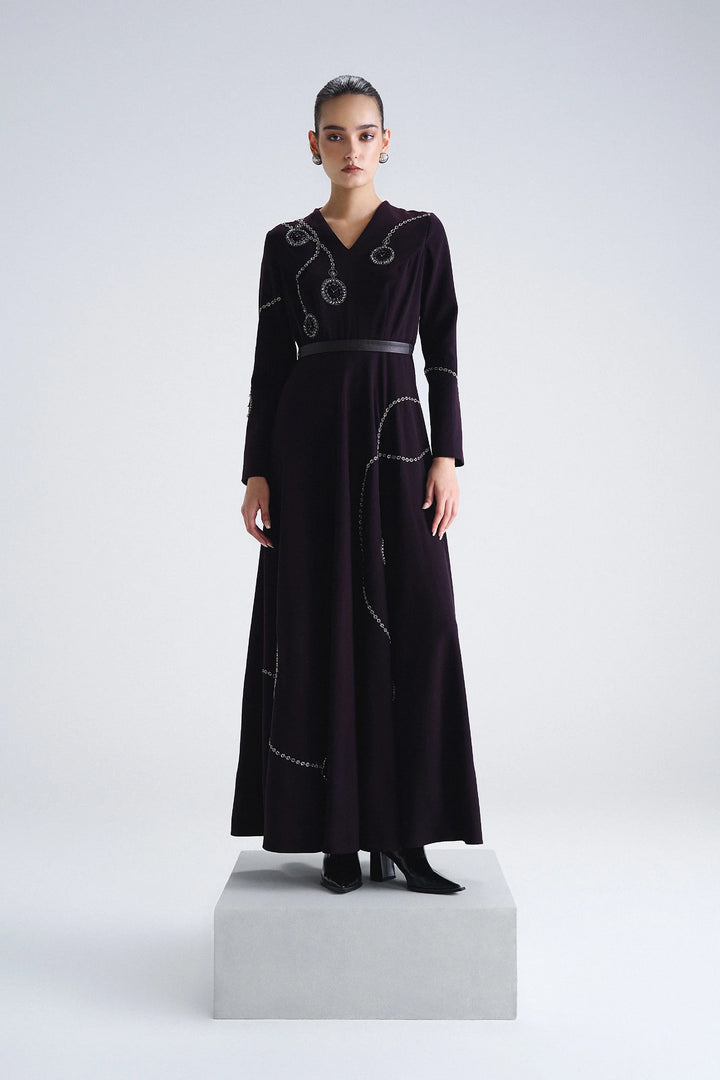 POCKET WATCH LONG CIRCULAR DRESS