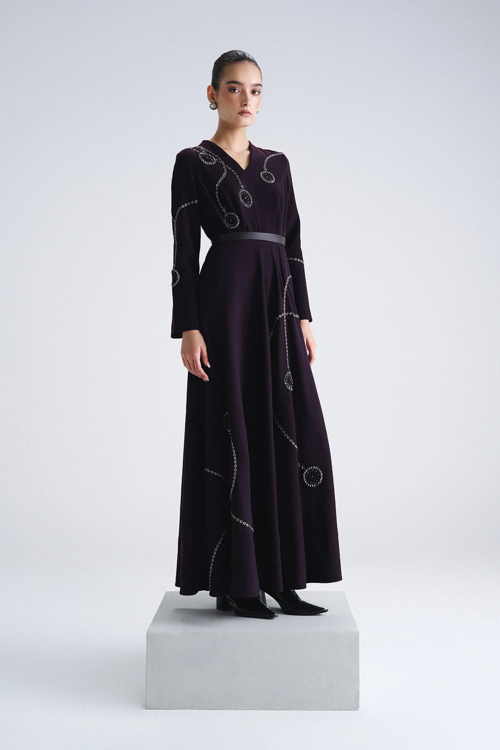 POCKET WATCH LONG CIRCULAR DRESS