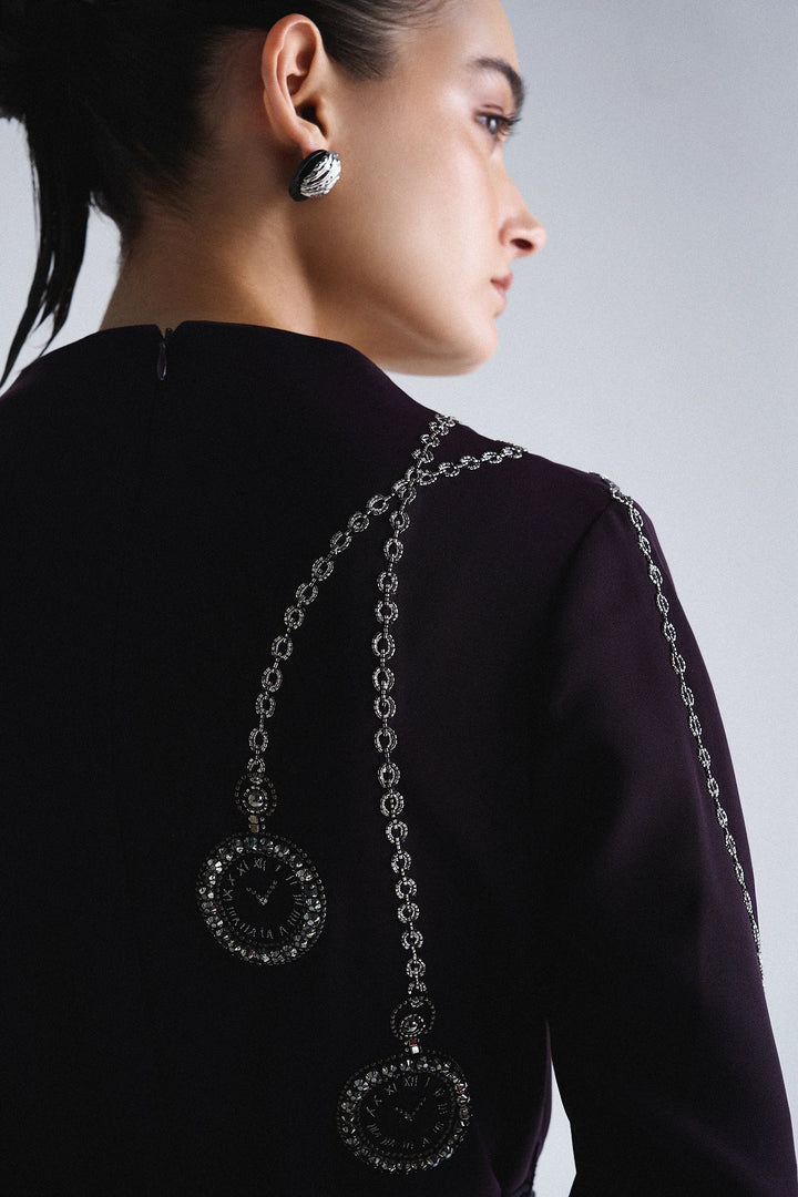 POCKET WATCH LONG CIRCULAR DRESS