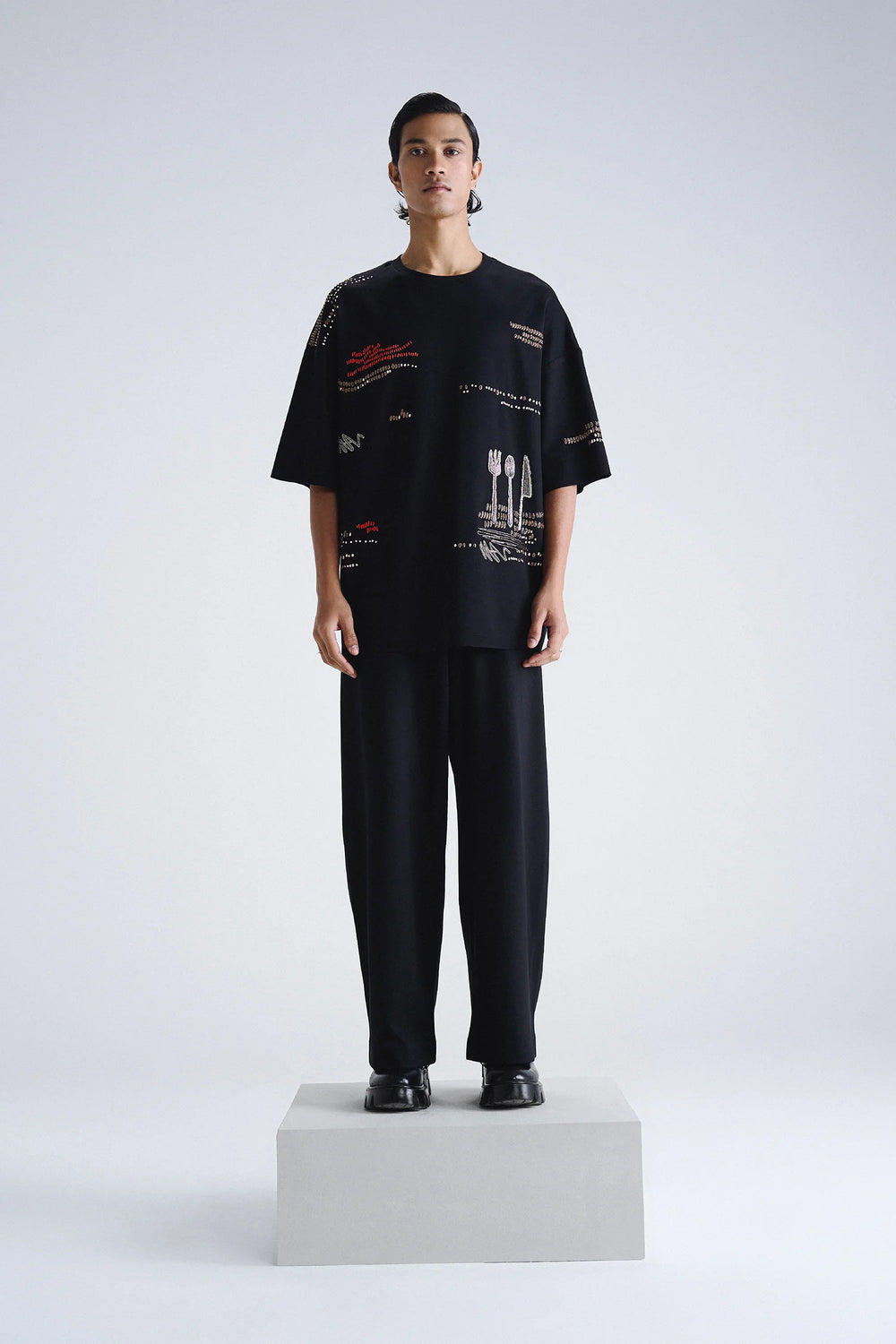 CUTLERY BOXY T-SHIRT