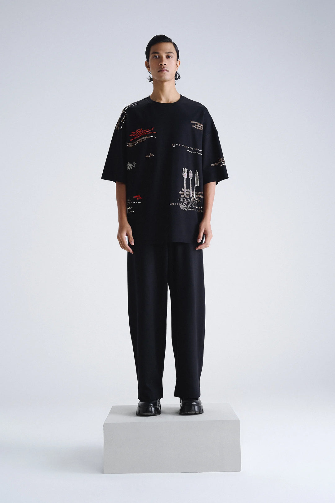 CUTLERY BOXY T-SHIRT