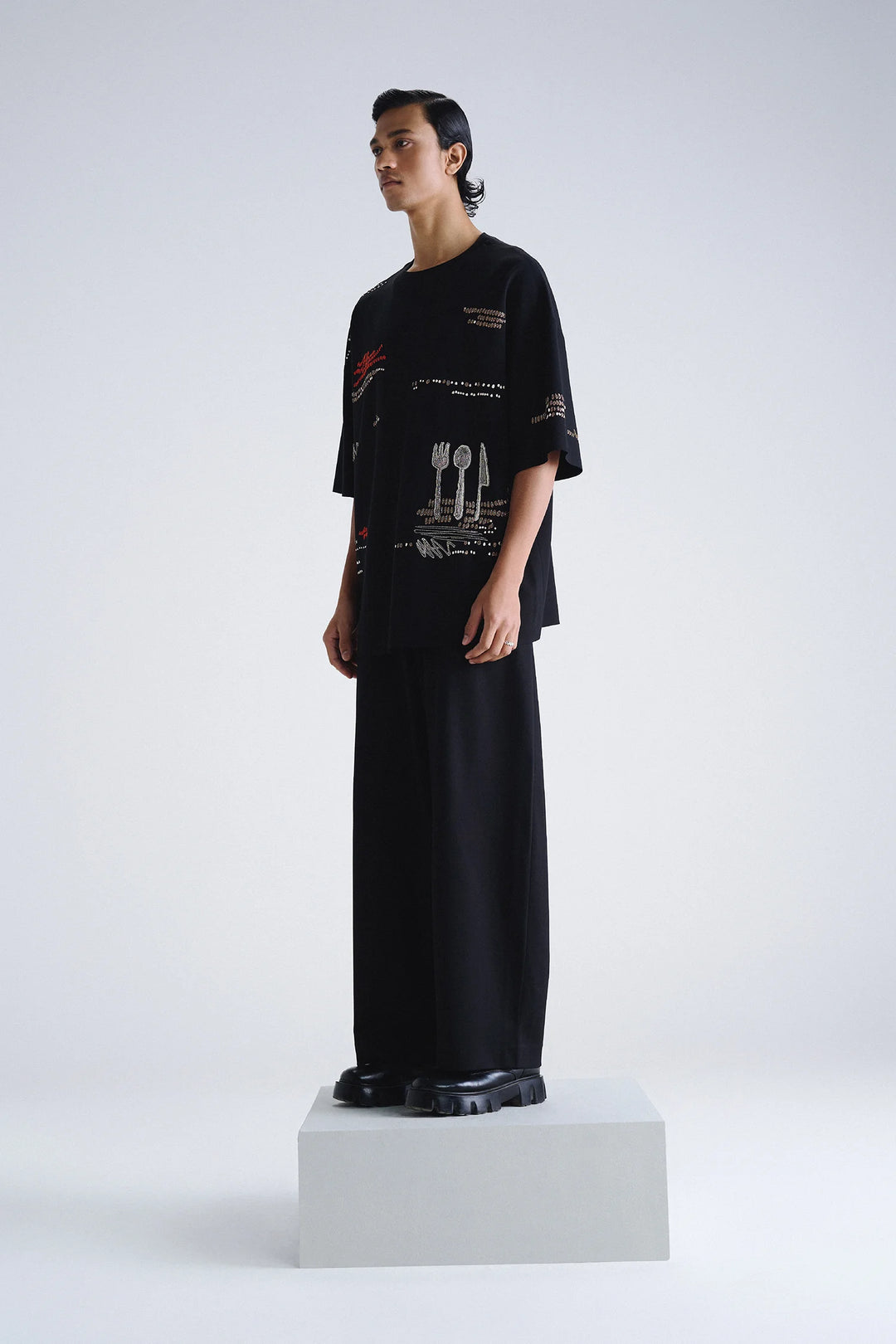 CUTLERY BOXY T-SHIRT